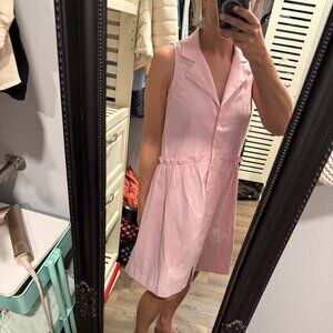 Tuckernuck oxford royal shirt dress, pink, size S